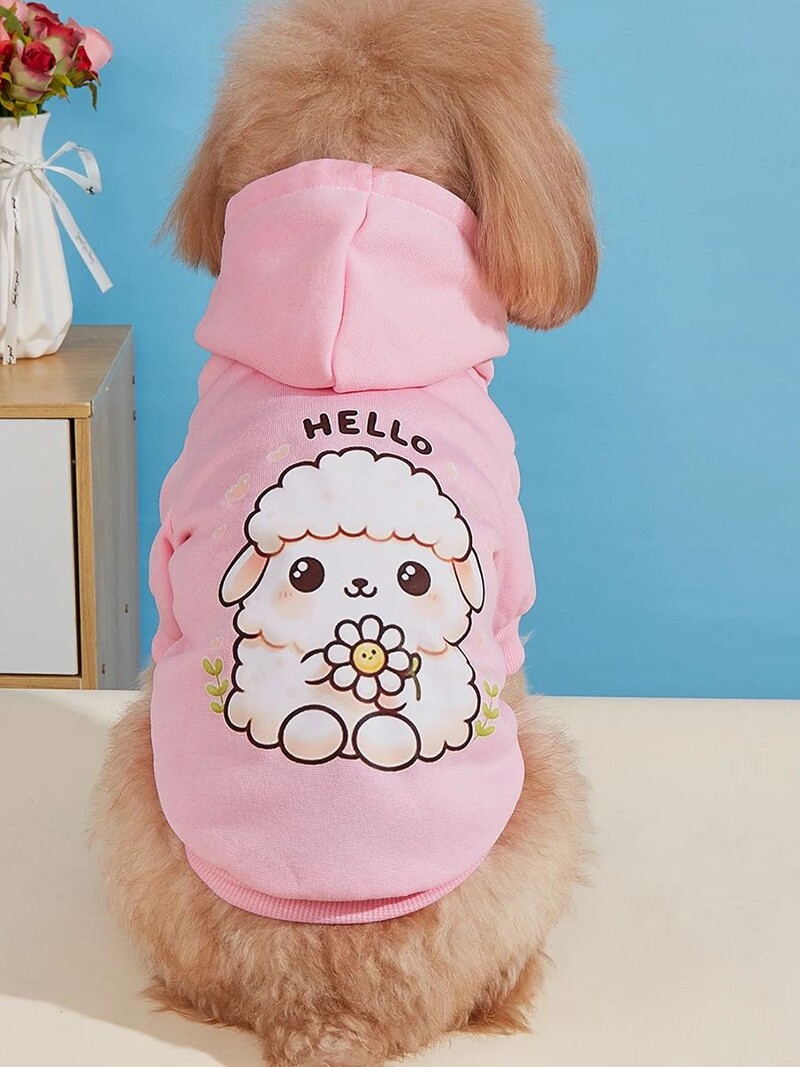 Kisállatruházat kutya-macska pulóver bársony meleg és kényelmes ruhákkal, egyszerű, divatos és nagyvonalú mintákkal