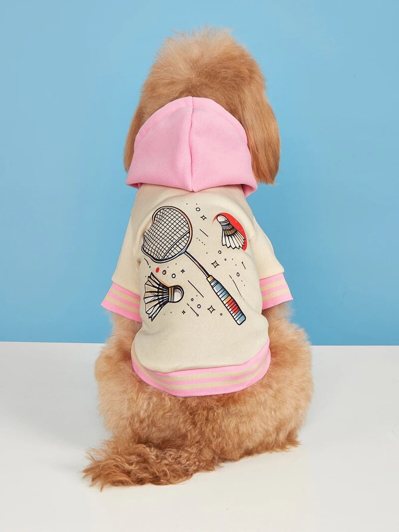 Háziállat ruházat kutya macska kabát Meleg és kényelmes ruha, elöl gombos mintás, lecsatolható