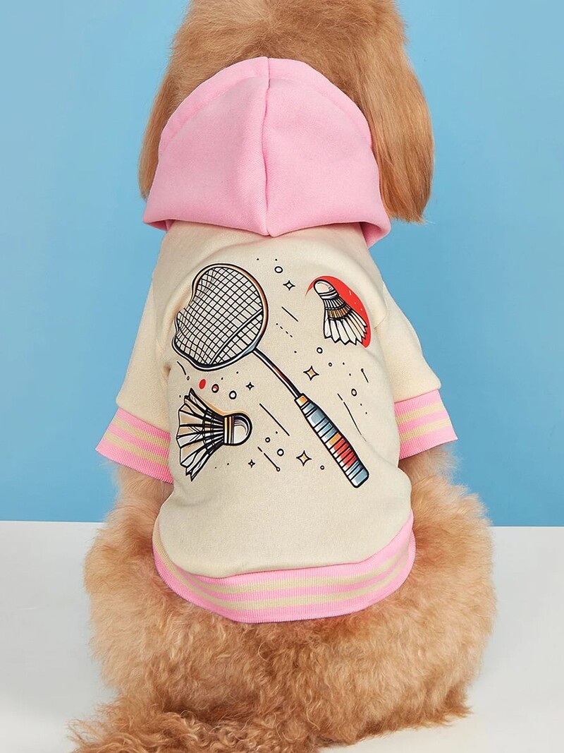 Háziállat ruházat kutya macska kabát Meleg és kényelmes ruha, elöl gombos mintás, lecsatolható