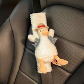 Automobilio saugos diržo pečių užvalkalas Miela deivė interjero puošmena saugos diržo apsauginis užvalkalas animacinis lėlės pliušinis automobilis