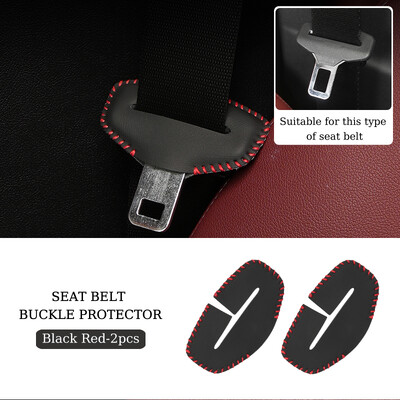 PU nahast auto turvavöö pandla klambri kaitsekate BMW 1 3 5 seeria X3 X5 G30 G32 G20 G01 G05 siseturvalisuse tarvikud