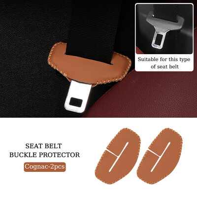 PU nahast auto turvavöö pandla klambri kaitsekate BMW 1 3 5 seeria X3 X5 G30 G32 G20 G01 G05 siseturvalisuse tarvikud