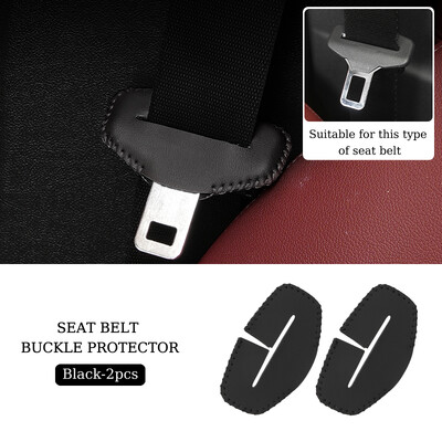 PU nahast auto turvavöö pandla klambri kaitsekate BMW 1 3 5 seeria X3 X5 G30 G32 G20 G01 G05 siseturvalisuse tarvikud