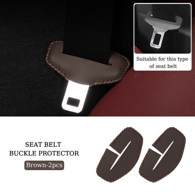 PU nahast auto turvavöö pandla klambri kaitsekate BMW 1 3 5 seeria X3 X5 G30 G32 G20 G01 G05 siseturvalisuse tarvikud