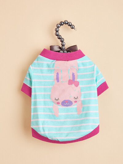 Cămăși pentru câini Animale drăguțe Haine cu dungi pentru câini de talie mică și mijlocie Costum confortabil pentru câini Tank Top Cadou pentru cățeluș Haine pentru animale de companie