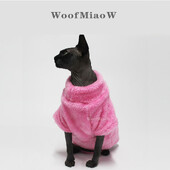 Pet Cat Megztinis Namų Kailis Rudens ir Žiema Šiltas Vienspalvis Minkštas Arkties Velvet Odos Priežiūra Tinka Devonšyro katėms Beplaukėms