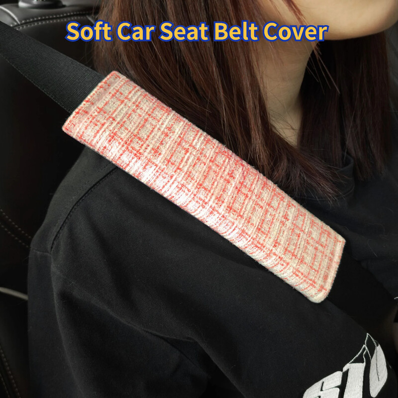 Mekana navlaka za pojas za auto Univerzalna navlaka za pojas za automobile Topla plišana navlaka za ramena Štitnik Sigurnosni pojasevi Zaštita za ramena