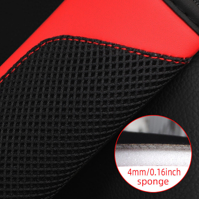 O plasă de plasă tridimensională, piele, respirabilă, centură de siguranță pentru mașină, husa curelei de umăr, husă pentru curele de asigurare, consumabile auto