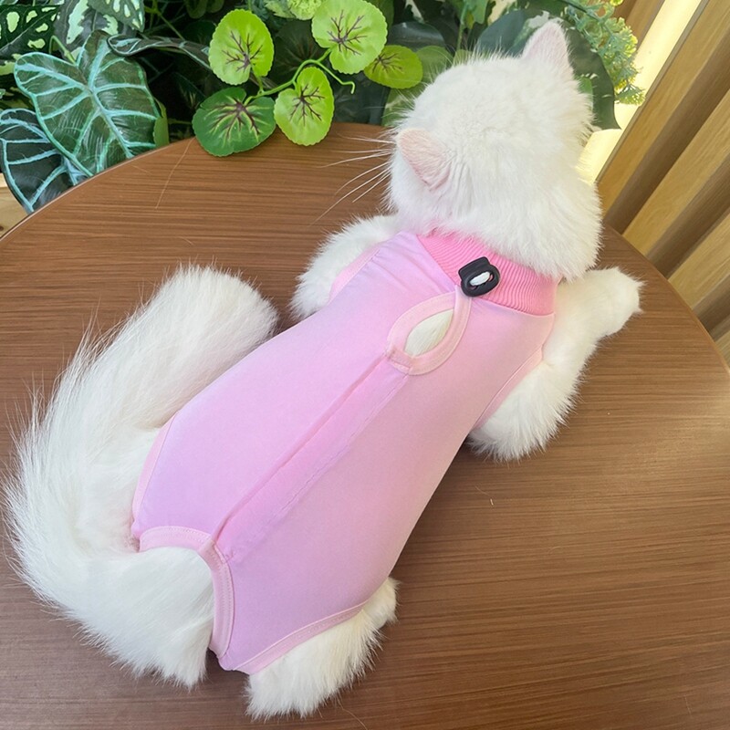 Atkūrimo kostiumas katėms, pilvo priežiūrai, naminių kačiukų apsaugai nuo įkandimų, apsisaugoti nuo laižymo po operacijos Dėvėkite liemenę šuniuko kačiuko atjunkymo kostiumą