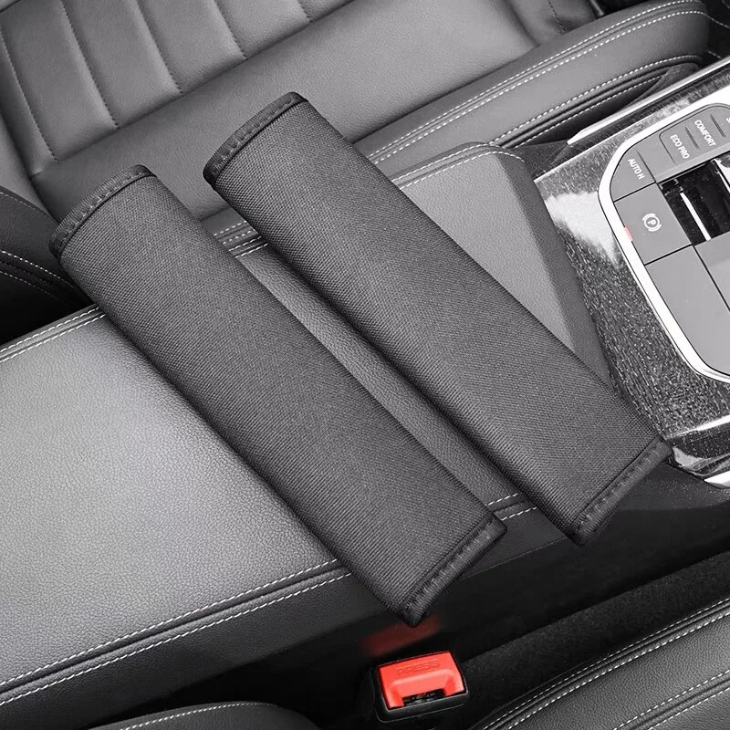 Universalus automobilio saugos diržo užvalkalas Reguliuojamas minkštas pliušinis kuprinės dirželis vaikams suaugusiems automobilio saugos diržo pečių pagalvėlės Automobilių priedai