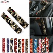 RASTP-Universal 2PCS automobilio saugos diržo užvalkalas Automatinis saugos diržo užvalkalas JDM stiliaus audinys, apsauginis saugos diržas, pečių pagalvė RS-BAG078