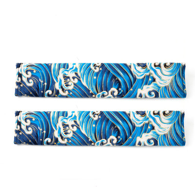 RASTP-Universal 2PCS automobilio saugos diržo užvalkalas Automatinis saugos diržo užvalkalas JDM stiliaus audinys, apsauginis saugos diržas, pečių pagalvė RS-BAG078