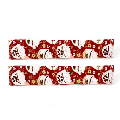 RASTP-Universal 2PCS automobilio saugos diržo užvalkalas Automatinis saugos diržo užvalkalas JDM stiliaus audinys, apsauginis saugos diržas, pečių pagalvė RS-BAG078