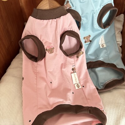 Tricou din bumbac cu mâneci scurte de vară pentru pisică Sphynx Hanorac roz pentru pisoi Pijamale albastre moale din desene animate pentru pisici Articole pentru animale de companie