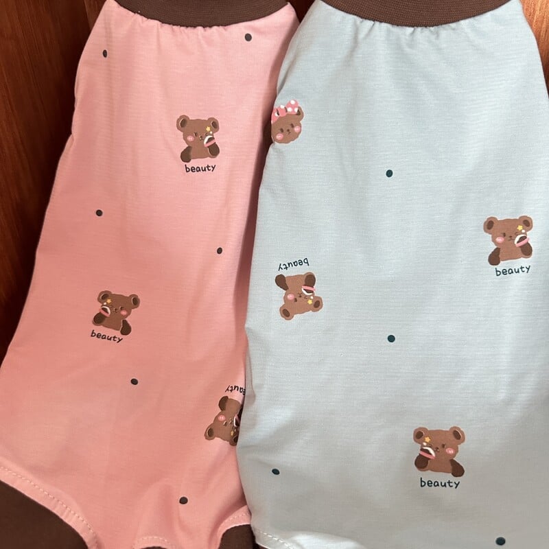 Tricou din bumbac cu mâneci scurte de vară pentru pisică Sphynx Hanorac roz pentru pisoi Pijamale albastre moale din desene animate pentru pisici Articole pentru animale de companie