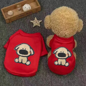 Novogodišnja odjeća za kućne ljubimce, zimsko plavo mače, engleska kratka crvena pulover za noćenje, slavljenički pulover za mačke protiv linjanja