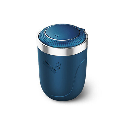 Automobilio vidaus apdaila kūrybingas naujas produktas push tipo daugiafunkcinis automobilio peleninė Red Black Blue