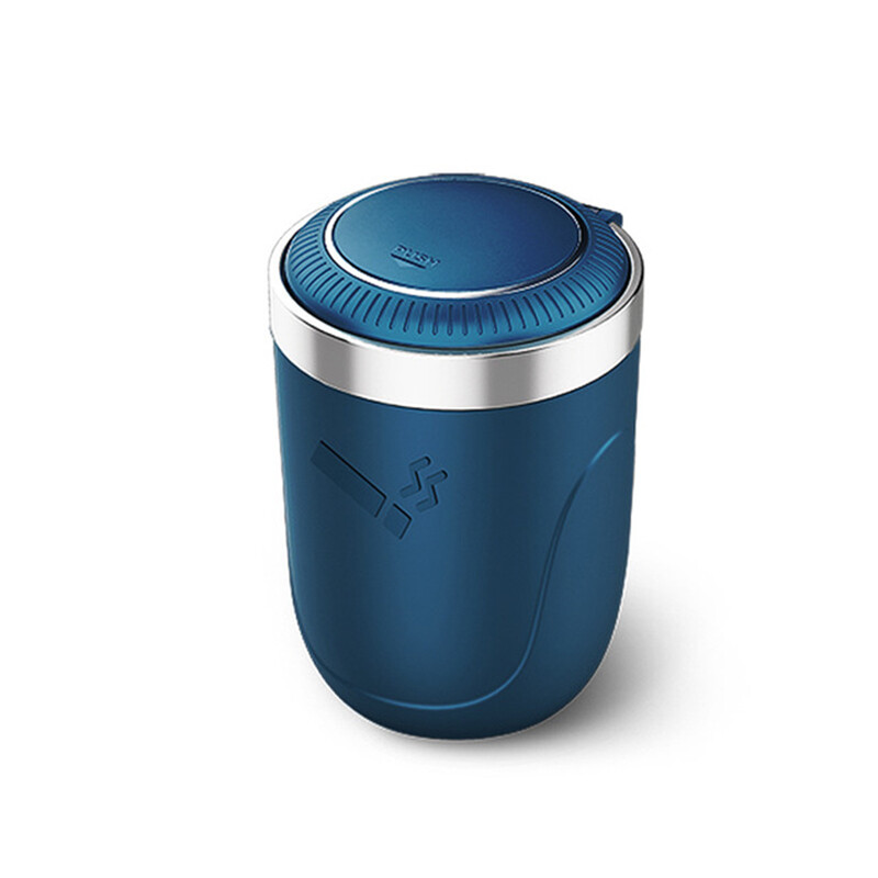 Automobilio vidaus apdaila kūrybingas naujas produktas push tipo daugiafunkcinis automobilio peleninė Red Black Blue