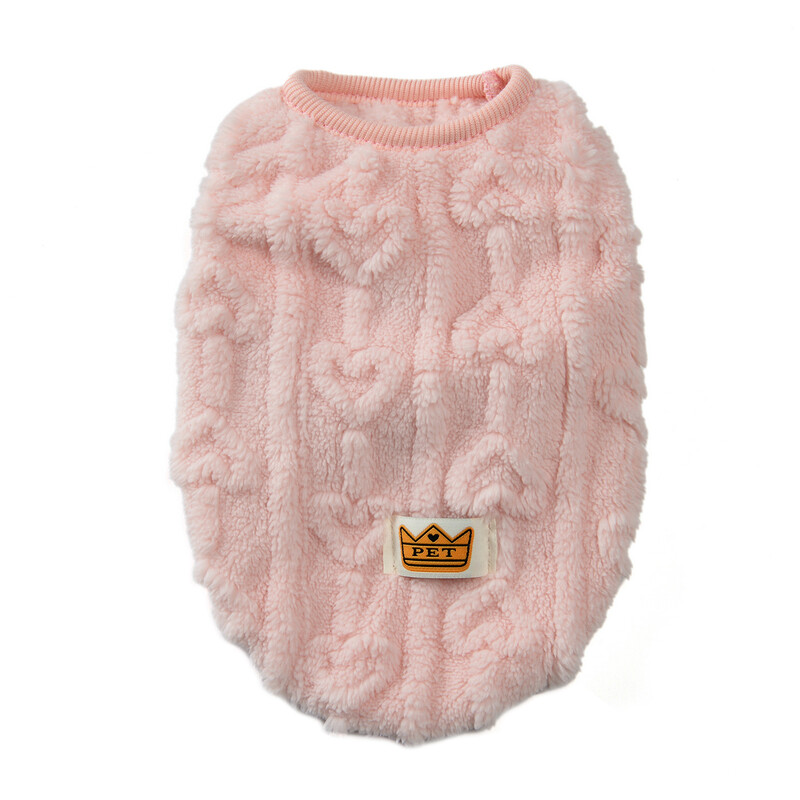 Mieli naminių kačių drabužiai Rudens žiemos liemenės paltas mažiems šunims katėms Minkštas jaukus šuniuko megztinis Čihuahua Jorkšyro kostiumas