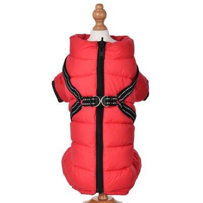 Rudens žiemos naminiai šunys katės šuniukai, jaukūs rūbai, liemenė mažiems ir vidutiniams šunims katėms nuo vėjo nepralaidžios šiltos vilnos prancūziško buldogo mopso kombinezonas