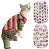 Naminių kačių drabužiai kalėdinis kostiumas mažiems šunims katėms liemenė mielas kvėpuojantis marškinėliai kačiukui drabužiai šuniuko megztinis mopsas