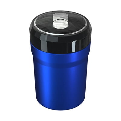 Преносим автомобилен LED пепелник Универсален автоматичен пепелник Поставки за пепел от цигари Чаша Интериорен декор на автомобил Бездимен автоматичен държач Кутия