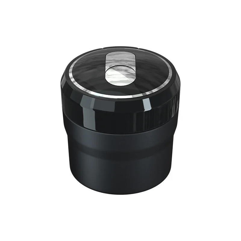 Преносим автомобилен LED пепелник Универсален автоматичен пепелник Поставки за пепел от цигари Чаша Интериорен декор на автомобил Бездимен автоматичен държач Кутия