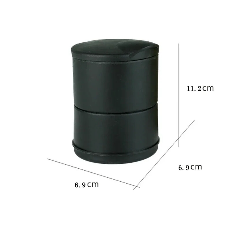 Universalus automobilio LED peleninis šiukšlių monetų laikymo puodelis konteineris cigarų peleninės laikiklis auto salono priedai Automobilių LED peleninė