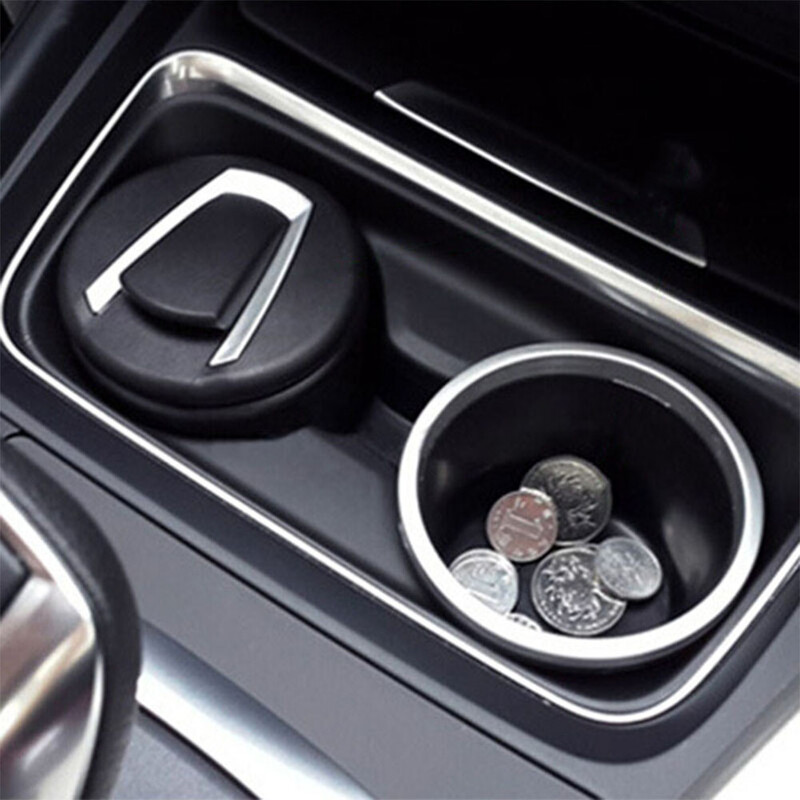 Scrumieră pentru mașină Scrumieră cu capac auto Pop Scrumieră portabilă Scrumieră pentru interiorul mașinii cu lumină LED Accesorii pentru mașină