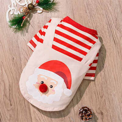 Rūbai katėms Kalėdų Senelio transformacijos apranga Rudens ir Žiemos katės džemperis Kalėdų naminių gyvūnėlių drabužiai ir reikmenys Kalėdų dovana