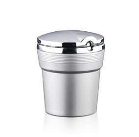 Automobilio peleninė Automobilio šiukšliadėžė su LED lempute su dangteliu Kūrybiškos asmenybės dengtas automobilis automobilio viduje Daugiafunkcinis automobilio reikmenys