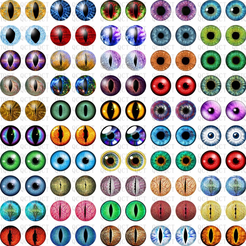 „Pasidaryk pats“ papuošalų aksesuarai, 100 vnt. „Laikas brangakmenis“ stiklinis animacinis filmas pliušinis žaislas akies obuolio lėlės imitacija akies obuolio gyvūno akys