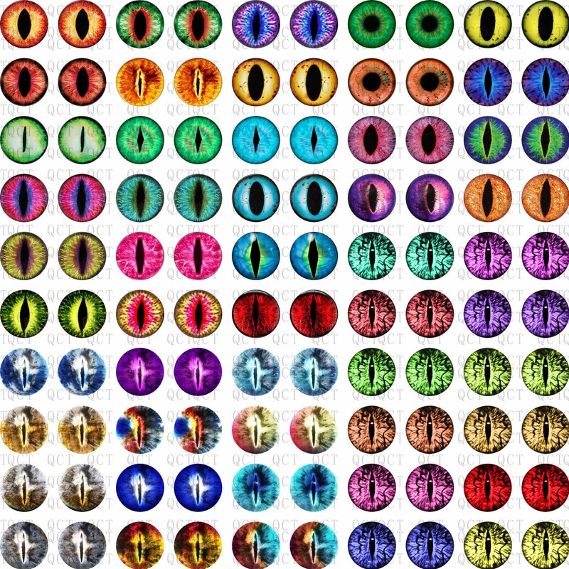 „Pasidaryk pats“ papuošalų aksesuarai, 100 vnt. „Laikas brangakmenis“ stiklinis animacinis filmas pliušinis žaislas akies obuolio lėlės imitacija akies obuolio gyvūno akys