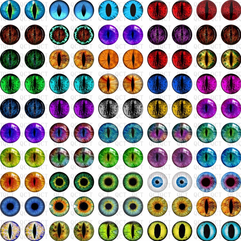 „Pasidaryk pats“ papuošalų aksesuarai, 100 vnt. „Laikas brangakmenis“ stiklinis animacinis filmas pliušinis žaislas akies obuolio lėlės imitacija akies obuolio gyvūno akys