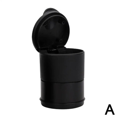 Automobilio peleninė su LED apšvietimu Nešiojama automatinė peleninė cigarečių pelenų laikikliai Liepsnos dekoro dūmų priedai Sulaikantys automobilio puodeliai Inte O3Z3