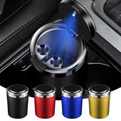 Auto cigarešu pelnu trauks LED gaisma pārnēsājams noņemams Mazda 3 6 5 Atenza CX3 MX5 CX5 Axela CX30 CX9 Demio RX7 CX7 RX8