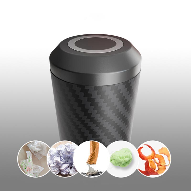 Automašīnas pelnu trauks ar vāku, necaurlaidīgs pret smaku, bezdūmu automašīnas krūzīšu turētājs, pārnēsājams mini pelnu trauka organizators automašīnas mājas birojam