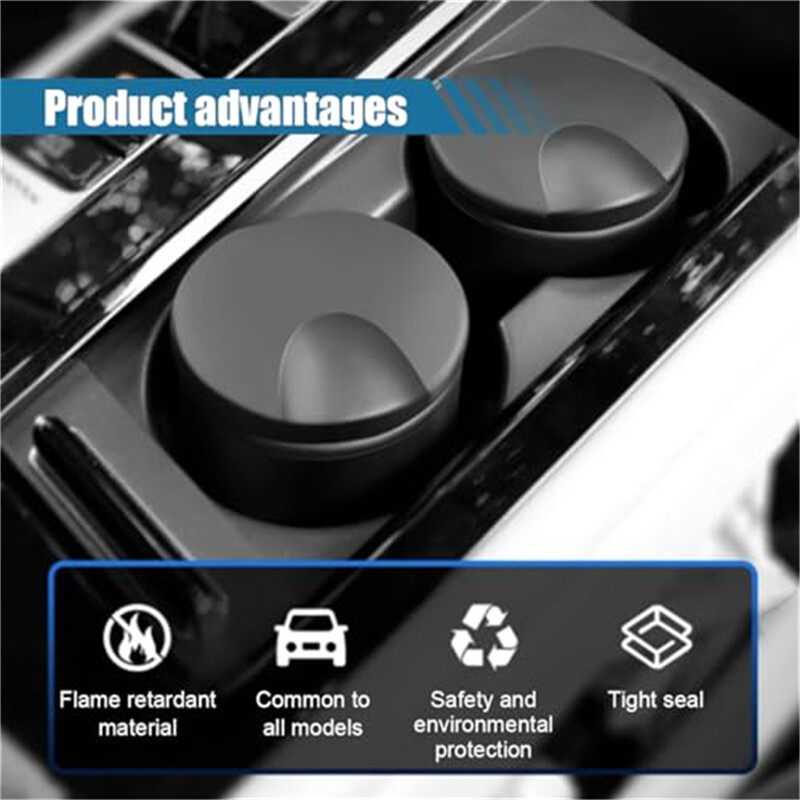 Pārnēsājams automobiļu LED pelnu trauks Universāls auto pelnu trauks cigarešu pelnu turētāji krūzes automašīnas salona dekors Auto aksesuāri salons JAUNUMS