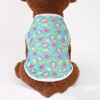 Vasaros sfinkso katės drabužiai Mieli spausdinti augintinio liemenės marškinėliai katėms Gotas Kitten Kedi marškinėliai maskotai šunų drabužiai ropa para gato