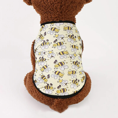 Vasaros sfinkso katės drabužiai Mieli spausdinti augintinio liemenės marškinėliai katėms Gotas Kitten Kedi marškinėliai maskotai šunų drabužiai ropa para gato