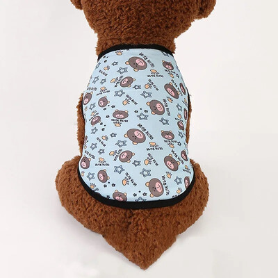 Vasaros sfinkso katės drabužiai Mieli spausdinti augintinio liemenės marškinėliai katėms Gotas Kitten Kedi marškinėliai maskotai šunų drabužiai ropa para gato