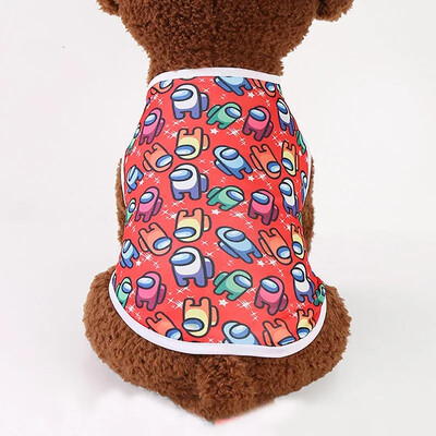 Vasaros sfinkso katės drabužiai Mieli spausdinti augintinio liemenės marškinėliai katėms Gotas Kitten Kedi marškinėliai maskotai šunų drabužiai ropa para gato