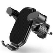 Cârlig de montare cu clemă pentru ventilație de mașină Suport pentru telefon auto cu gravitate Suport pentru smartphone Suport GPS Suport mobil Suport pentru iPhone 15 14 13 12 Xiaomi