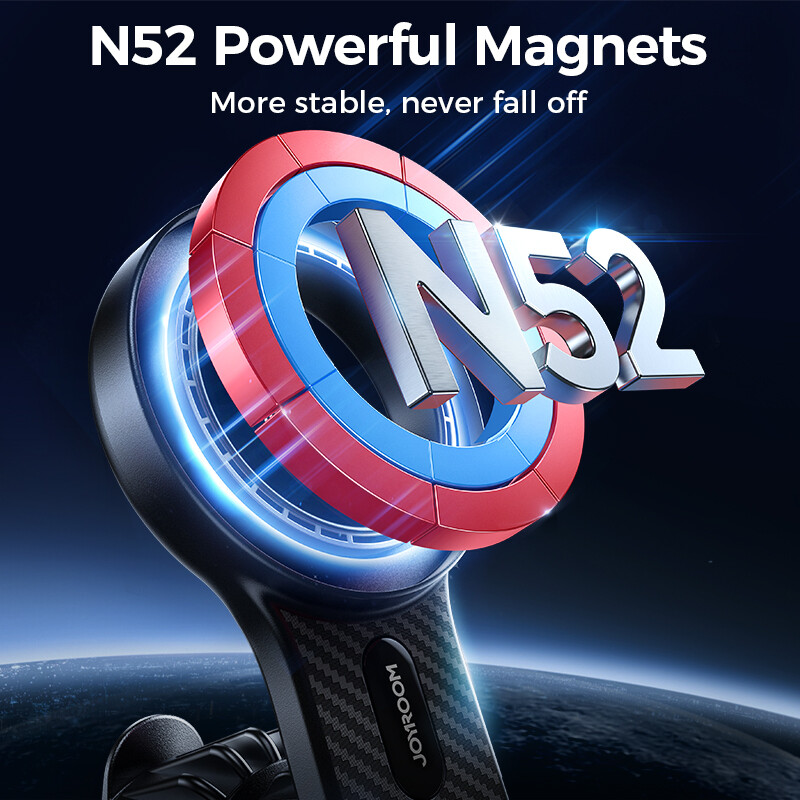 Joyroom magnetinis automobilio telefono laikiklis Universalus stiprus magnetinis automobilio oro ventiliacijos telefono laikiklis skirtas iPhone Samsung LG Google Pixel Huawei