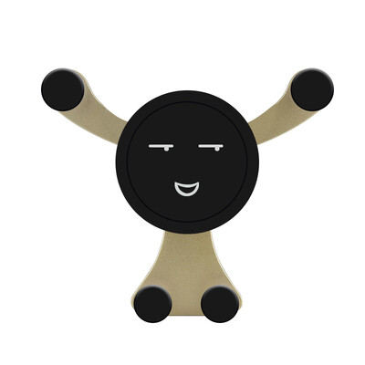 Gravity automašīnas tālruņa turētājs gaisa ventilācijas klipsis smaida sejas lāča stiprinājums mobilā tālruņa turētājs mobilā tālruņa statīvs GPS atbalsts iPhone tālrunim Samsung