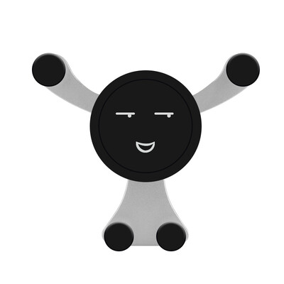 Gravity automašīnas tālruņa turētājs gaisa ventilācijas klipsis smaida sejas lāča stiprinājums mobilā tālruņa turētājs mobilā tālruņa statīvs GPS atbalsts iPhone tālrunim Samsung