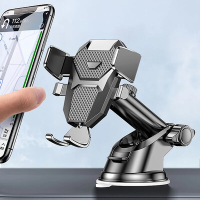 Sucker automašīnas tālruņa turētājs automašīnas gaisa ventilācijas atveres stiprinājuma statīvs GPS tālruņa mobilās šūnas atbalsts iPhone 14 Promax Xiaomi Huawei Samsung