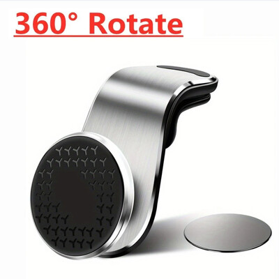 Suport magnetic pentru telefon auto Suport pentru ventilație Magnet Suport pentru mașină GPS Suport pentru telefon mobil în suport auto universal pentru iPhone Samsung