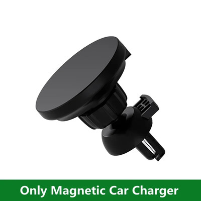 Suport magnetic pentru telefon mobil pentru mașină, 30 W, încărcător fără fir, ventilație de aerisire, suport rapid de încărcare auto pentru iPhone 15 14 13 12 Pro Max Min