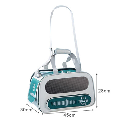 Geantă de transport pentru pisici pentru animale de companie Geantă pliabilă de transport pentru animale de companie, în aer liber, pentru câini de talie mică, mijlocie, pisici, saci de umăr pentru pisoi respirabil, articole pentru animale de companie